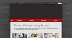 Desktop Screenshot of loeffelhardt-fliesen.de